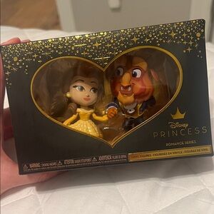 Disney Princess Romance Series Belle and Beast Vinyl Figures